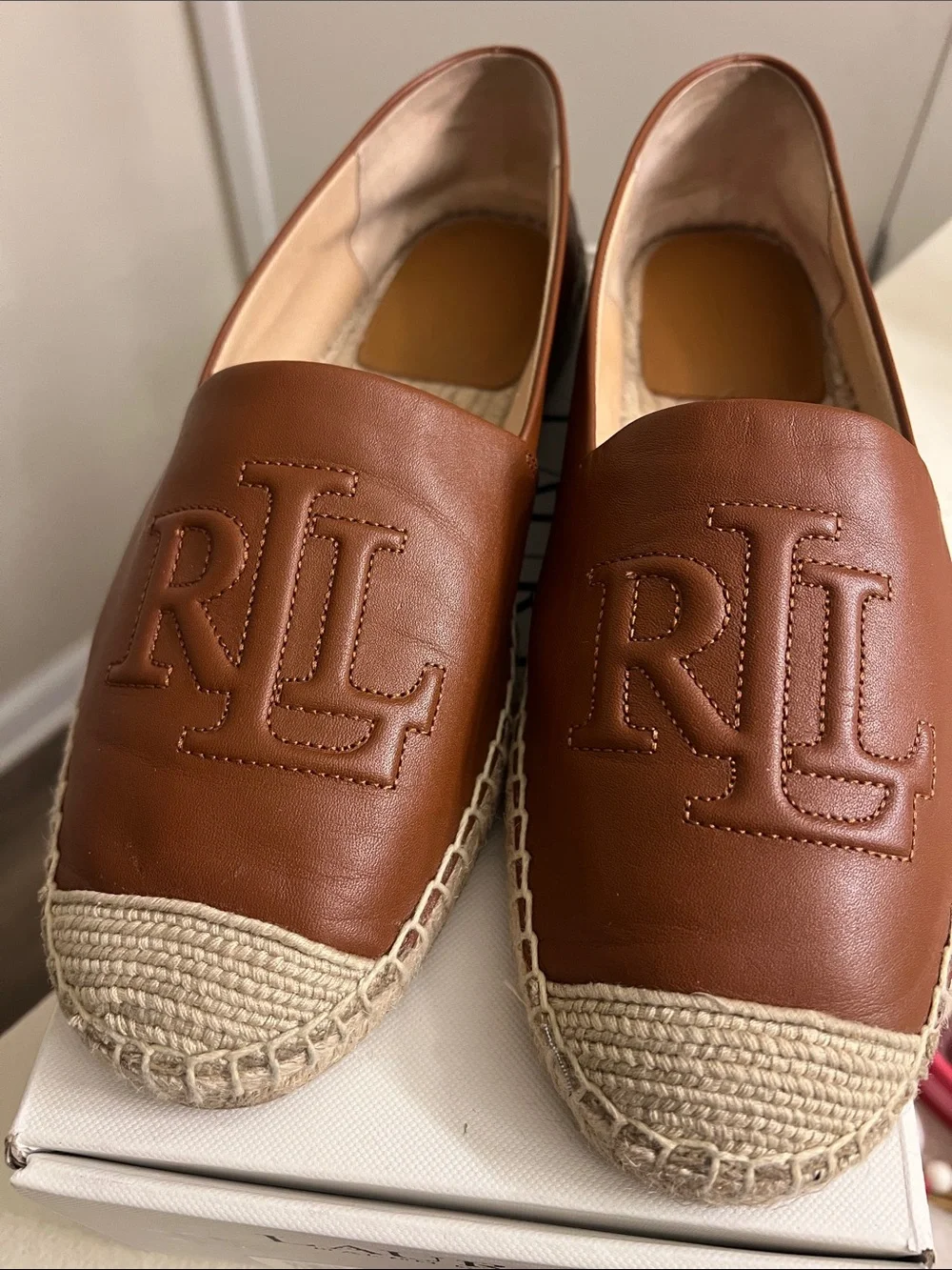 Lauren Ralph Lauren tan leather